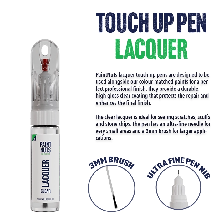 PaintNuts Colour Matched Touch Up Pen & Lacquer Bundle